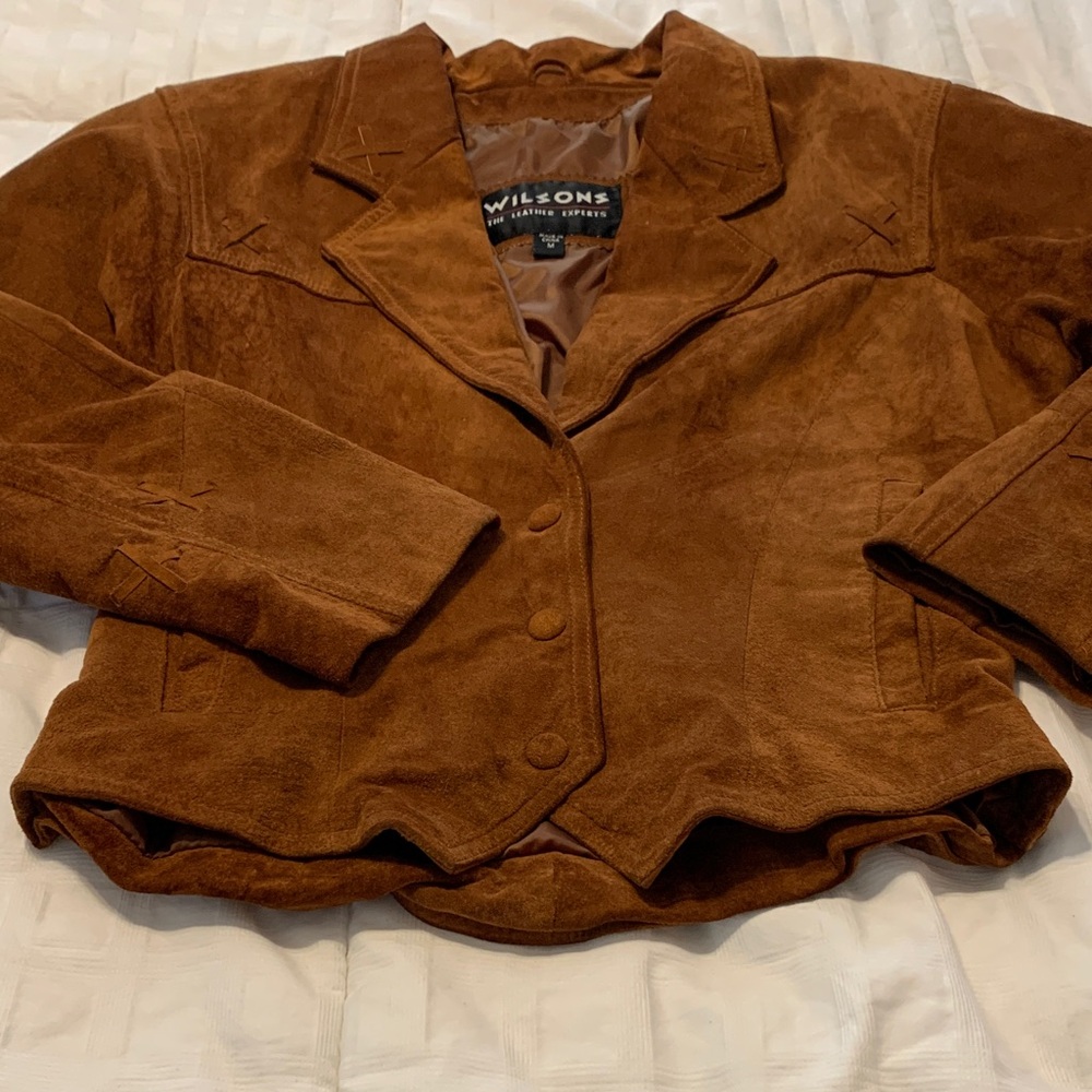 Wilsons Leather Brown Women's Blazer